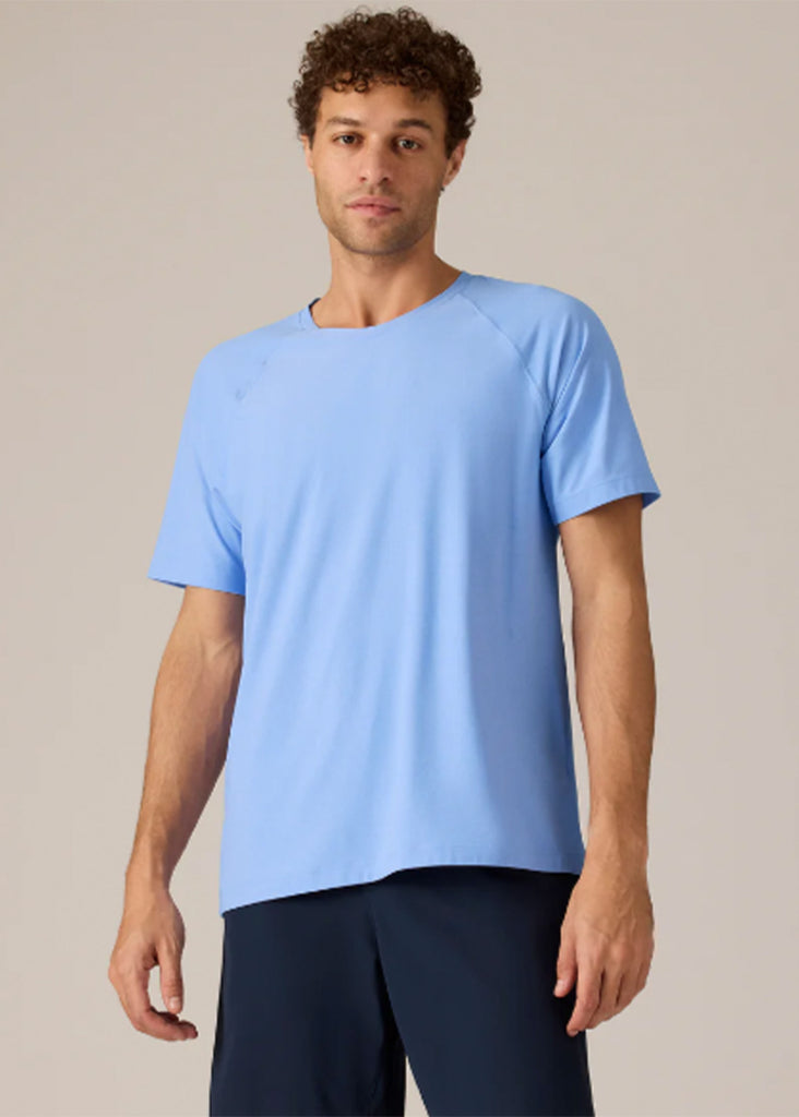 Rhone Reign Short Sleeve Tee | Blue Mist Heather - Jordan Lash Charleston