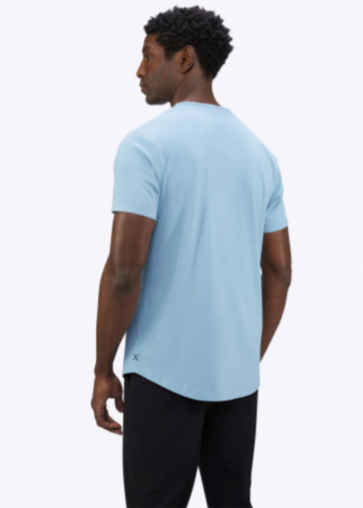 CUTS AO Curve-Hem Tee | Mediterranean Mystique - Jordan Lash Charleston