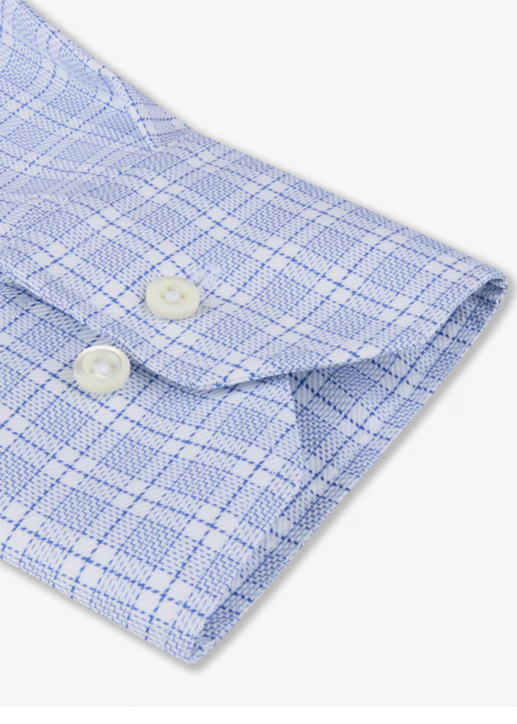 Stenstroms Check Twilled Shirt | Dark Blue - Jordan Lash Charleston