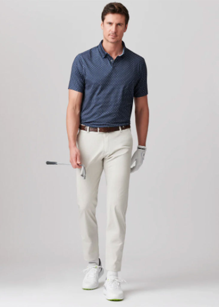 Rhone Golf Sport Polo | Navy Foulard - Jordan Lash Charleston