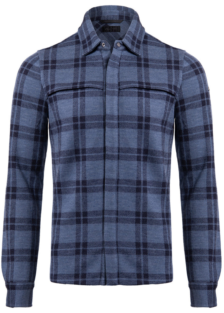 KJUS Yellowstone Shirt | Admiral Blue and KJUS Navy - Jordan Lash Charleston