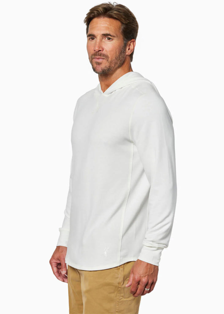Toes On The Nose Sea Silk Schooner Long Sleeve Hoodie | Washed White - Jordan Lash Charleston