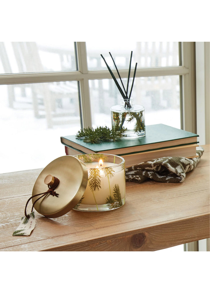 Thymes Frasier Fir Heritage Home Fragrance | Reed Diffuser, Petite Pine Needle Design 4.0 fl oz - Jordan Lash Charleston