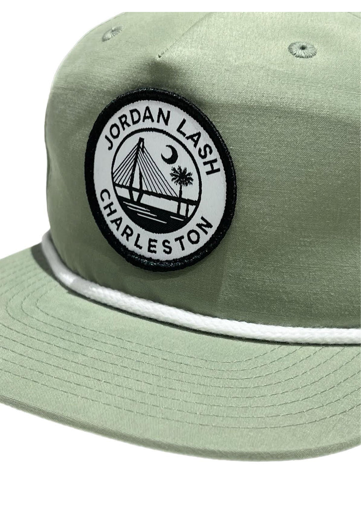 Jordan Lash Charleston Bridge Hat | Sage w/ White Rope - Jordan Lash Charleston