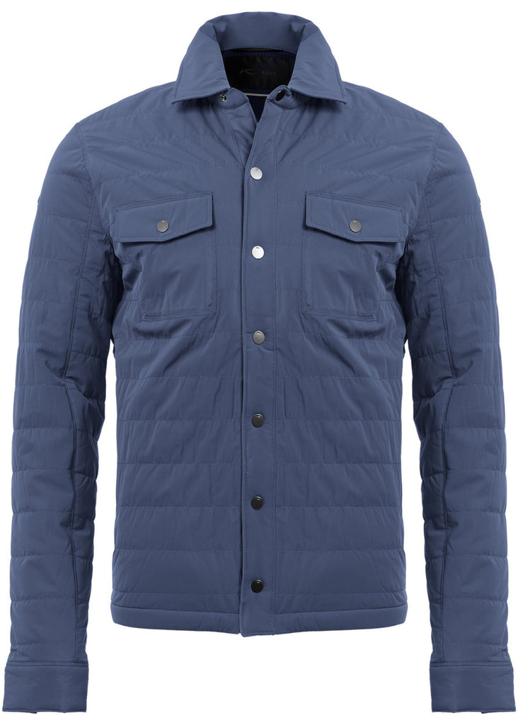 KJUS Sierra Shirt Jacket | Admiral Blue - Jordan Lash Charleston