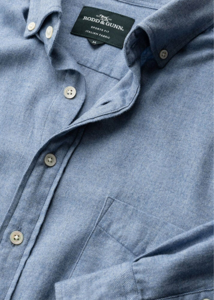 Rodd and Gunn Barrhill Shirt | Chambray - Jordan Lash Charleston