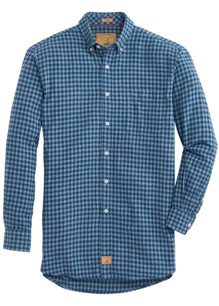 Onward Reserve Platte Field Flannel Shirt | Moonlight Blue - Jordan Lash Charleston