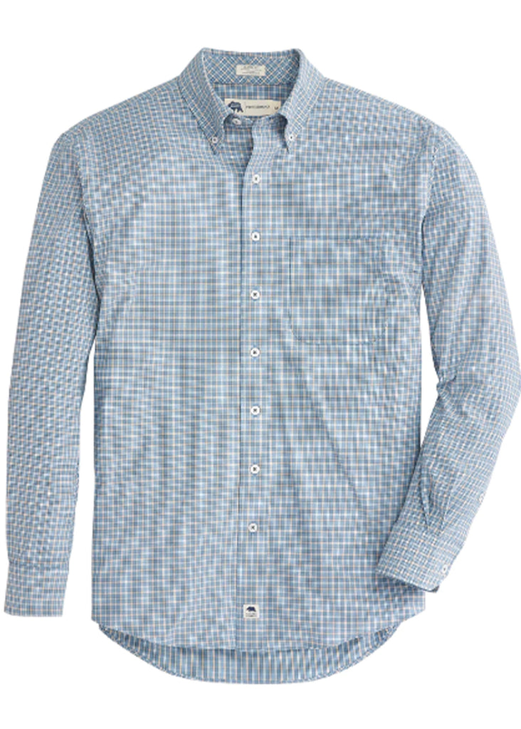 Onward Reserve Younts Classic Fit Performance Twill Shirt | Country Blue - Jordan Lash Charleston