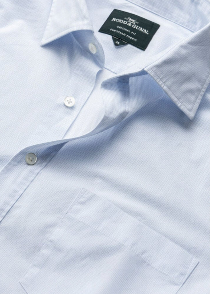 Rodd and Gunn Polstead Shirt | Powder Blue - Jordan Lash Charleston