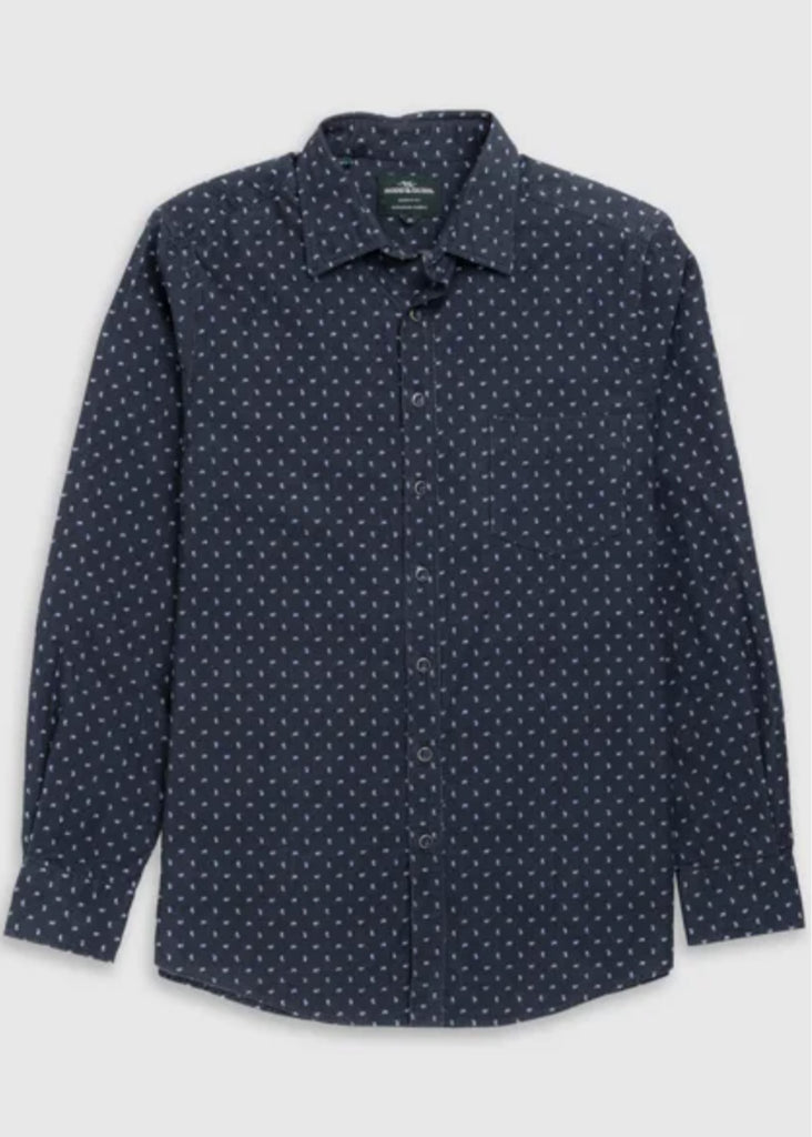 Rodd and Gunn Harrington Shirt | Blueberry - Jordan Lash Charleston