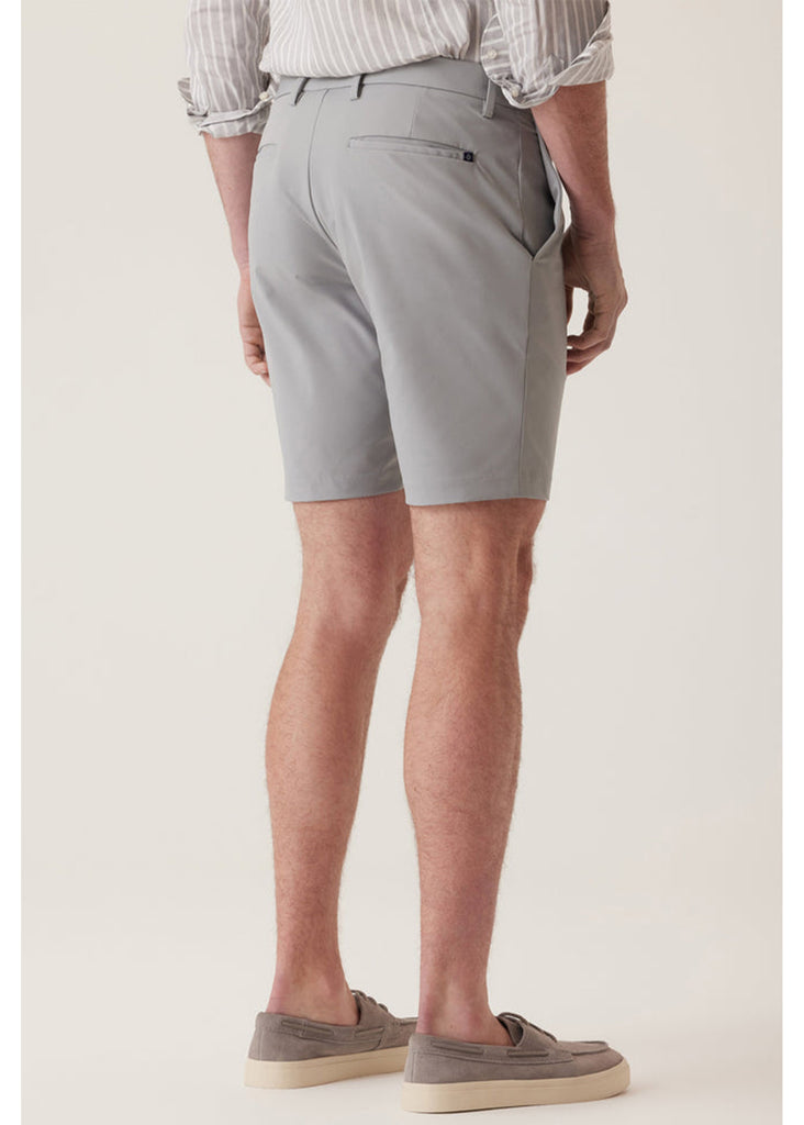 Deke Oasis Bermuda in SST Techno Sateen | Stone - Jordan Lash Charleston