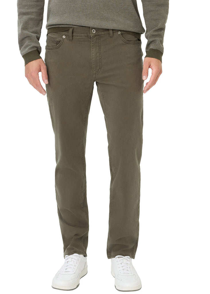 Brax Marathon Cadiz 5-Pocket Pant | Olive - Jordan Lash Charleston