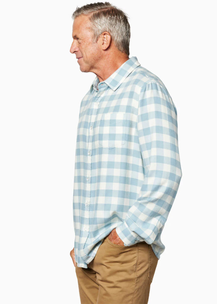 Toes On The Nose Monarch L/S Flannel Shirt | Sea Check - Jordan Lash Charleston