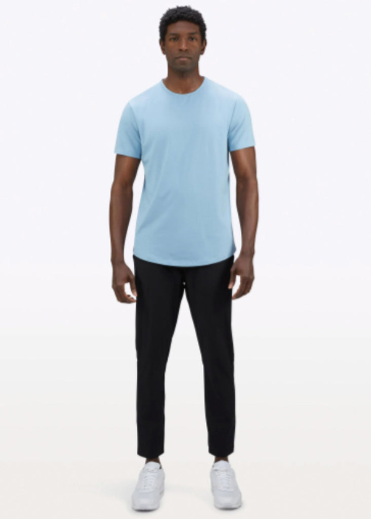 CUTS AO Curve-Hem Tee | Mediterranean Mystique - Jordan Lash Charleston