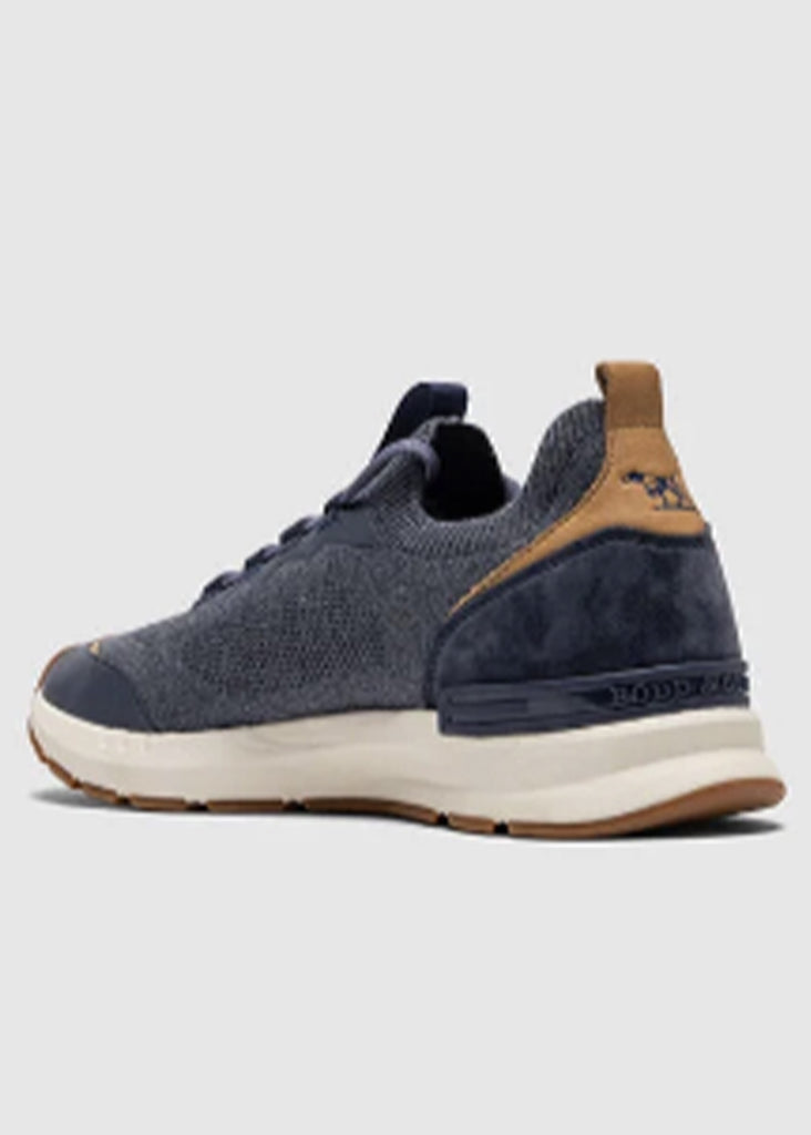 Rodd and Gunn Gunn-Runner Flow Sneaker | Denim - Jordan Lash Charleston