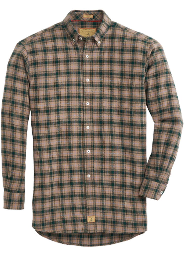 Onward Reserve Seeley Field Flannel Shirt | Pine Bark - Jordan Lash Charleston