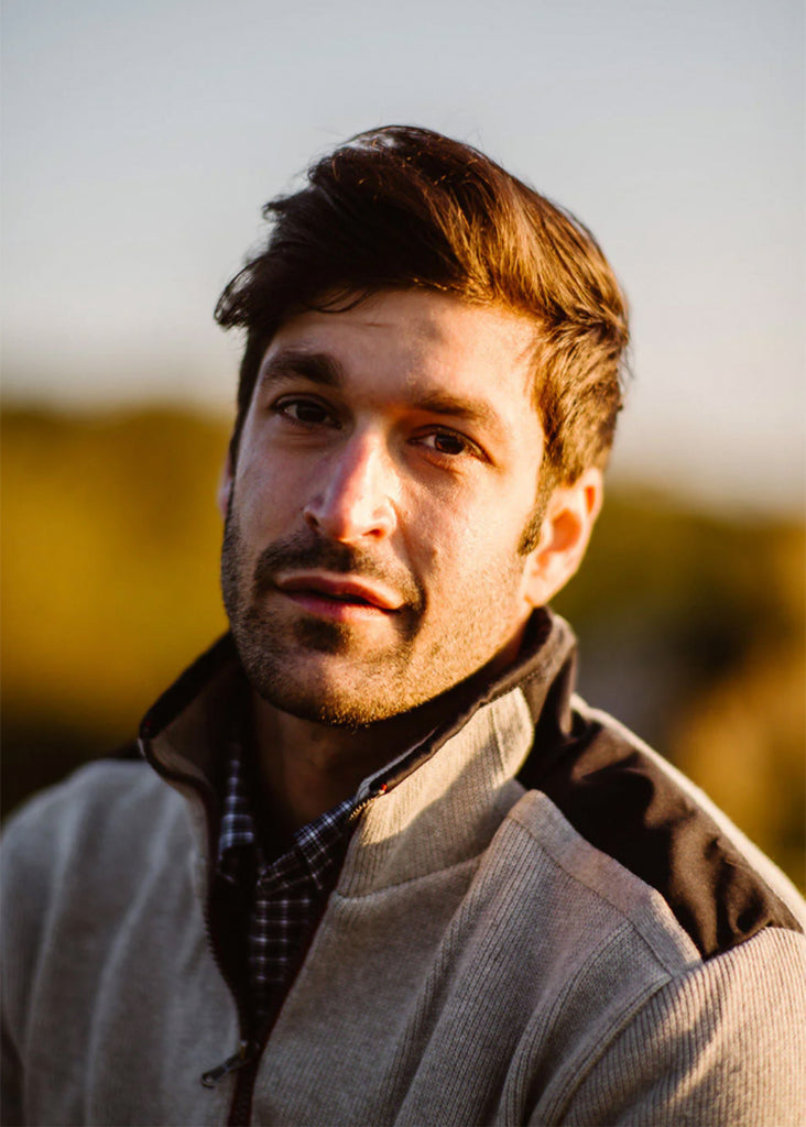 Holebrook Gregor Windproof Cotton 1/4 Zip Sweater | Light Grey - Jordan Lash Charleston