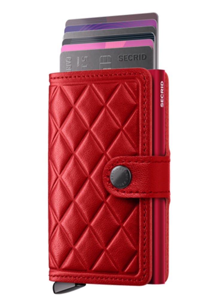 Secrid Premium Miniwallet | Emboss Diamond Red+ - Jordan Lash Charleston