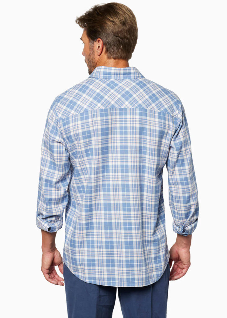 Toes On The Nose Bayshore L/S Shirt | Blue - Jordan Lash Charleston