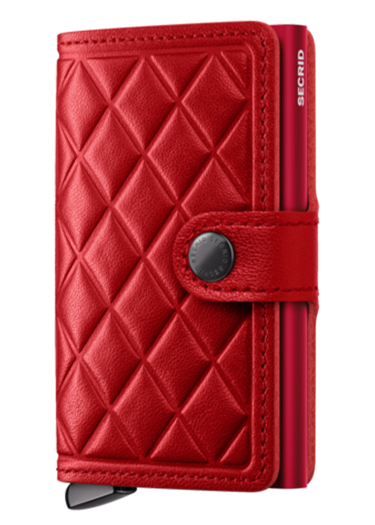Secrid Premium Miniwallet | Emboss Diamond Red+ - Jordan Lash Charleston