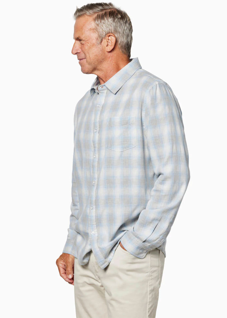 Toes on the Nose Bayshore L/S Shirt | Heather Grey - Jordan Lash Charleston
