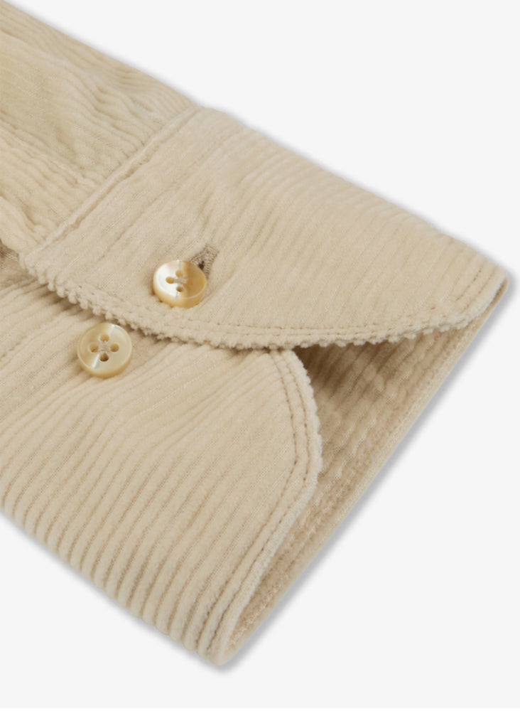 Stenstroms Casual Shirt | Light Beige Corduroy - Jordan Lash Charleston