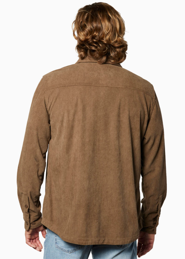 Toes On The Nose Sunridge Corduroy Shirt | Coffee - Jordan Lash Charleston