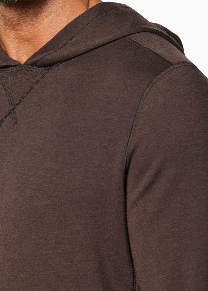 Toes On The Nose Sea Silk Schooner Long Sleeve Hoodie | Espresso - Jordan Lash Charleston