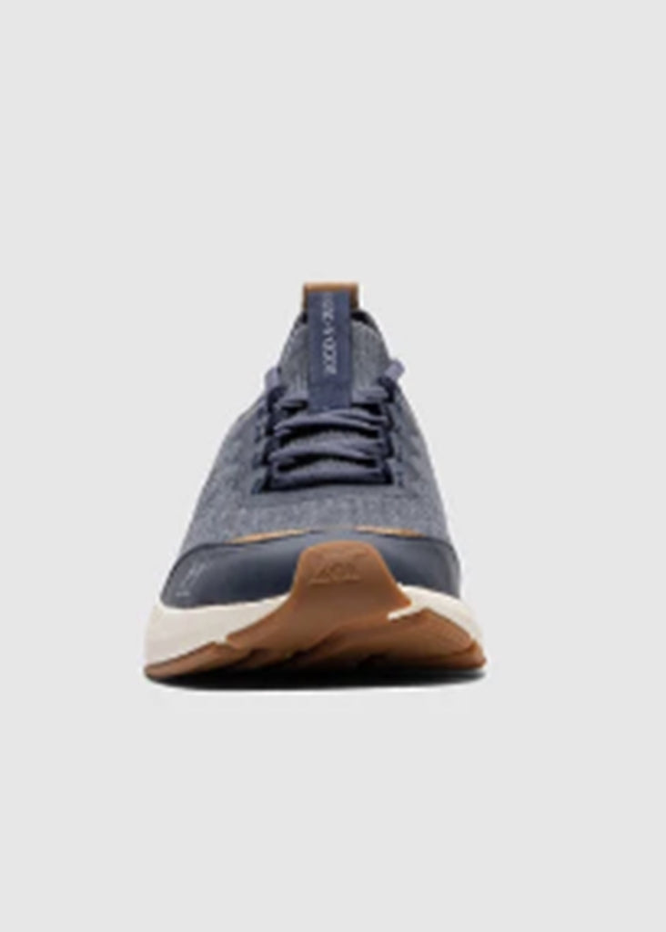 Rodd and Gunn Gunn-Runner Flow Sneaker | Denim - Jordan Lash Charleston