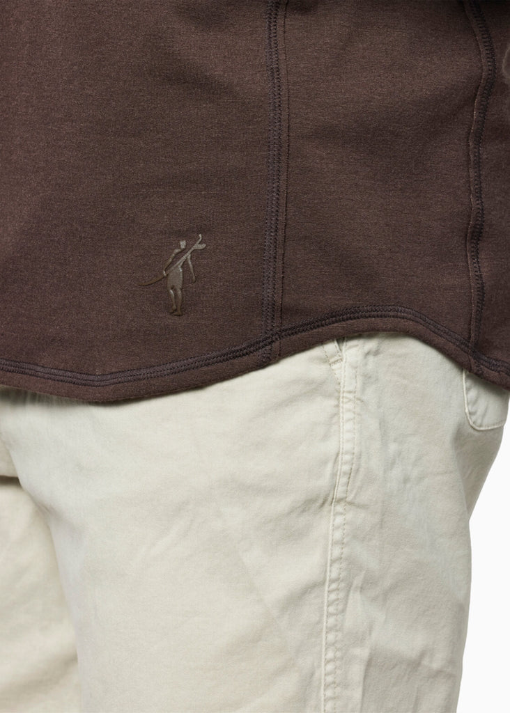 Toes On The Nose Sea Silk Schooner Long Sleeve Hoodie | Espresso - Jordan Lash Charleston