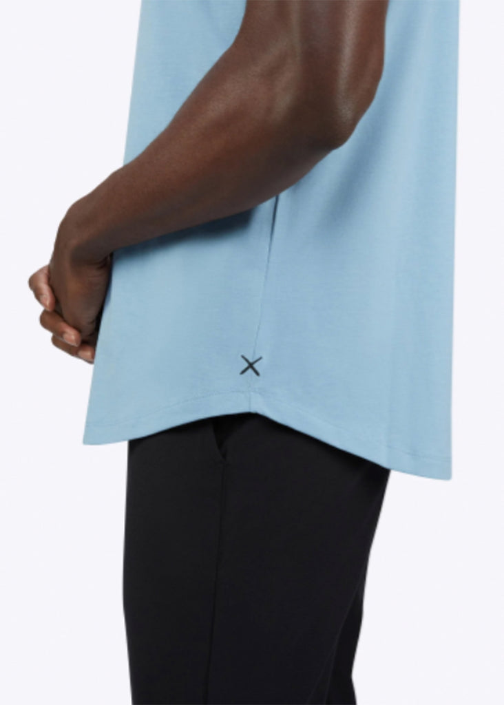 CUTS AO Curve-Hem Tee | Mediterranean Mystique - Jordan Lash Charleston