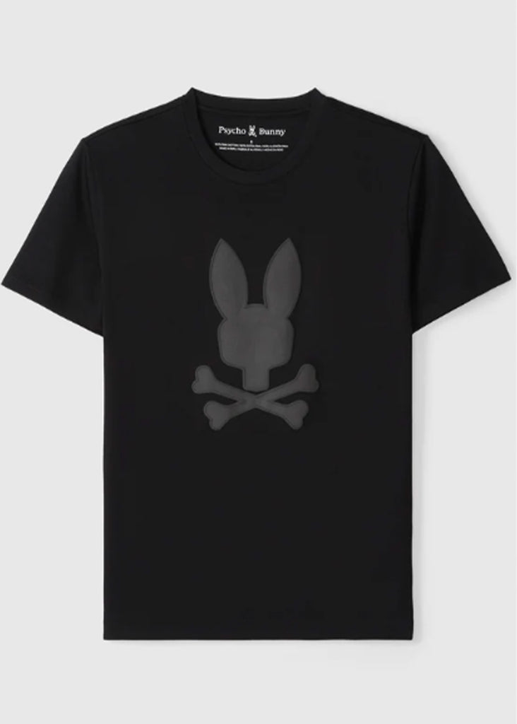 Psycho Bunny Houston Graphic Tee | Black - Jordan Lash Charleston