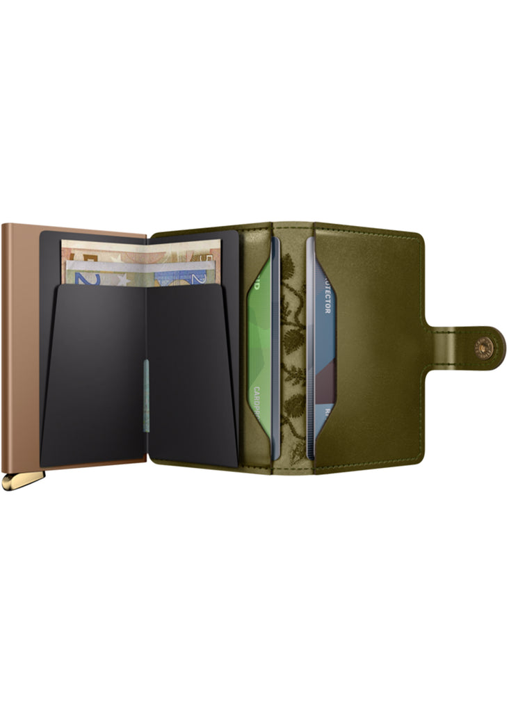 Secrid Premium Miniwallet | Stitch Floral Olive+ - Jordan Lash Charleston