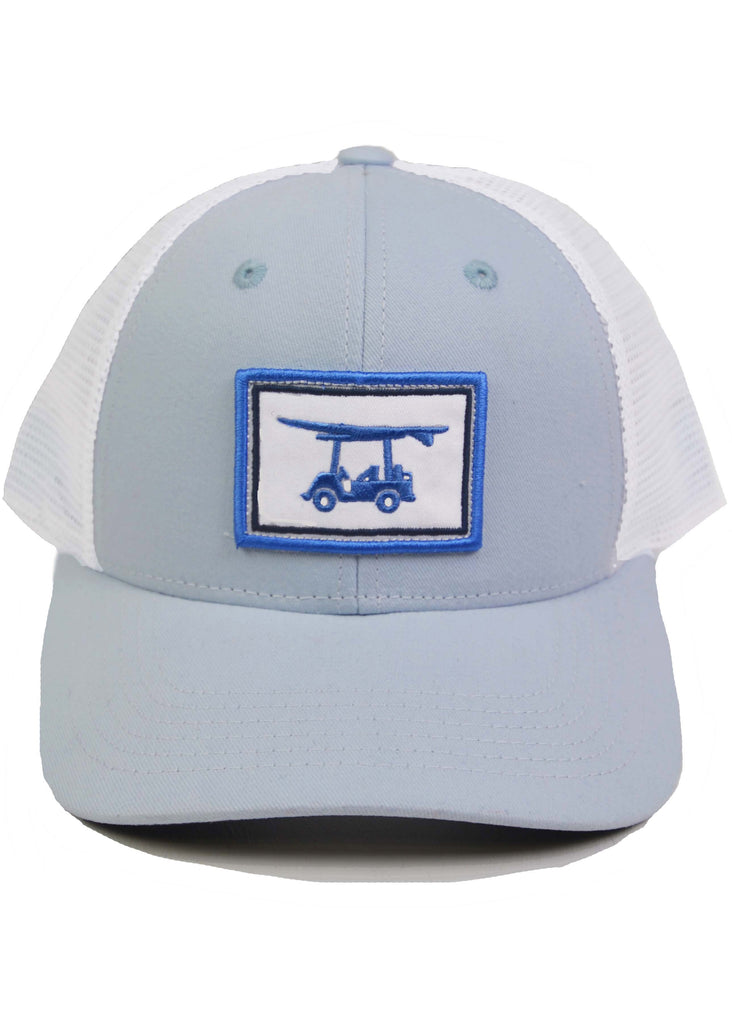 Bald Head Blues Trucker Hat | Light Blue - Jordan Lash Charleston