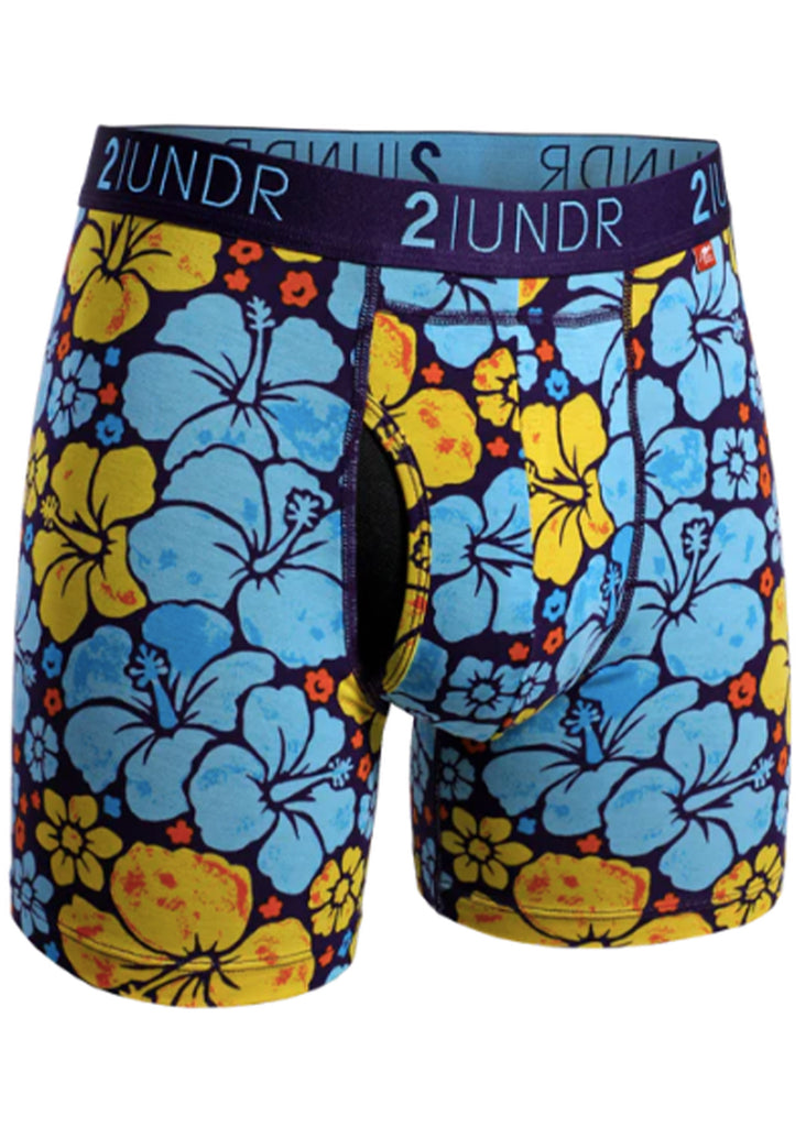 2 UNDR Swing Shift 6 Inch Boxer Brief | Flower Power - Jordan Lash Charleston