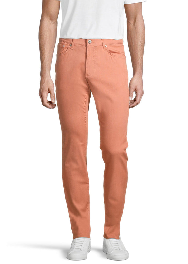 Brax Hi-Flex Light Chuck 5 Pocket Pant | Peach - Jordan Lash Charleston