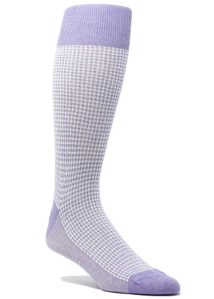 Ell & Atty Houndstooth Heather Sock | Orchid Heather - Jordan Lash Charleston