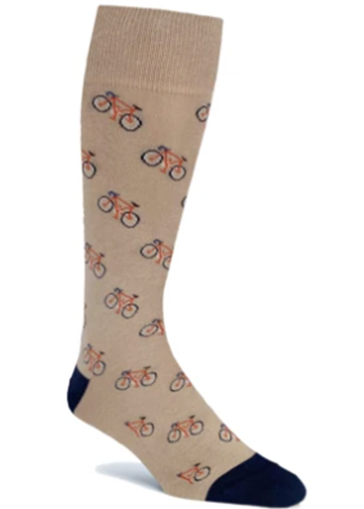 Ell & Atty Bicycle Sock | Khaki - Jordan Lash Charleston