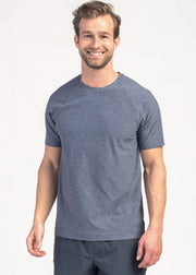 Rhone Reign Short Sleeve Tee | Midnight Heather - Jordan Lash Charleston