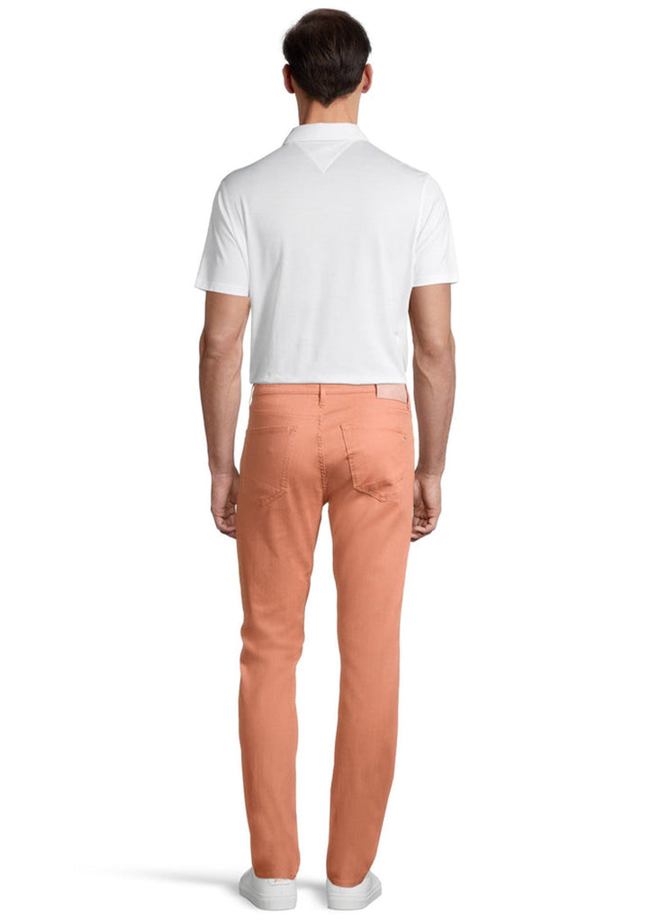 Brax Hi-Flex Light Chuck 5 Pocket Pant | Peach - Jordan Lash Charleston