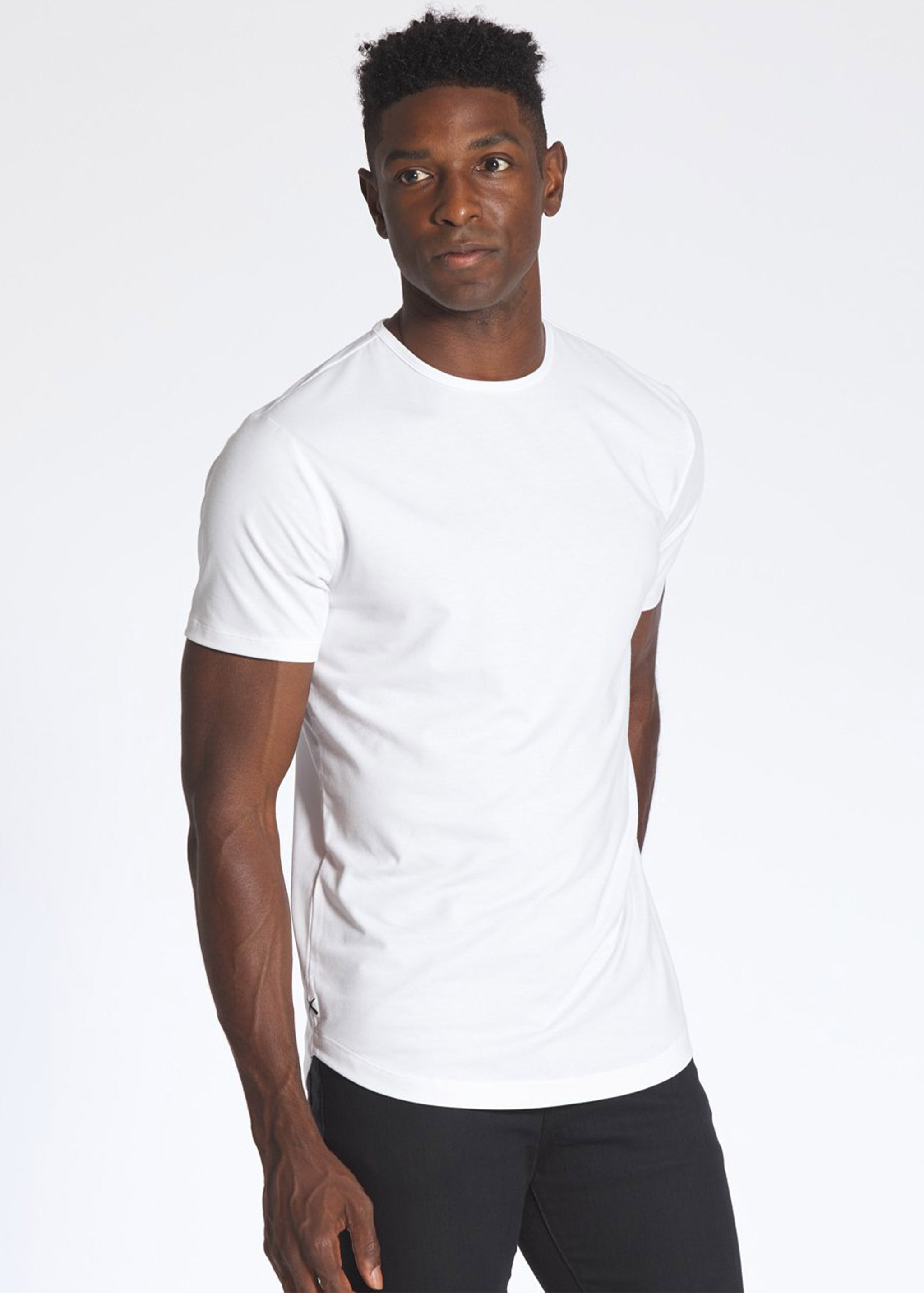 CUTS Crew Curve-Hem | White – Jordan Lash Charleston