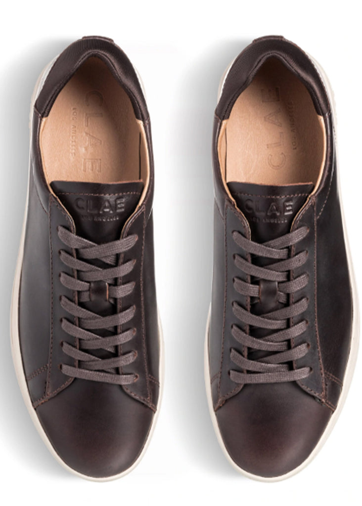 CLAE Bradley Shoe | Walrus Brown Leather - Jordan Lash Charleston