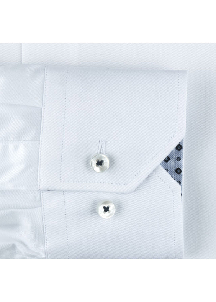 Stenstroms Fitted Body Shirt | White Contrast - Jordan Lash Charleston