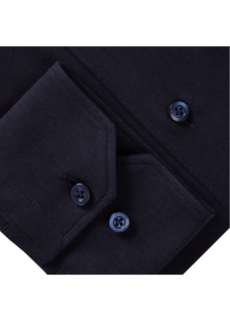 Emanuel Berg Modern 4Flex Stretch Knit Shirt | Navy - Jordan Lash Charleston