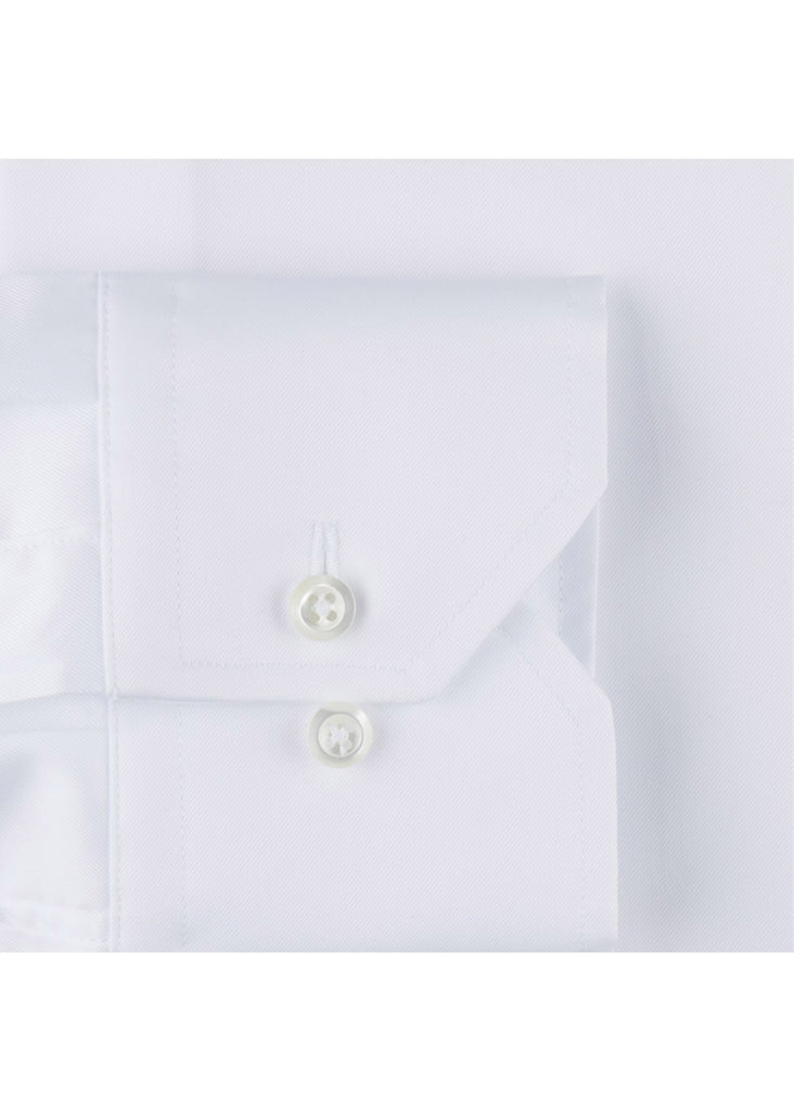 Stenstroms Superior Twill Slimline Shirt | White - Jordan Lash Charleston
