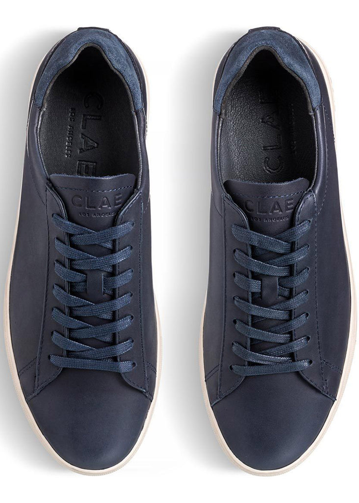 CLAE Bradley Shoe | Deep Navy Leather - Jordan Lash Charleston