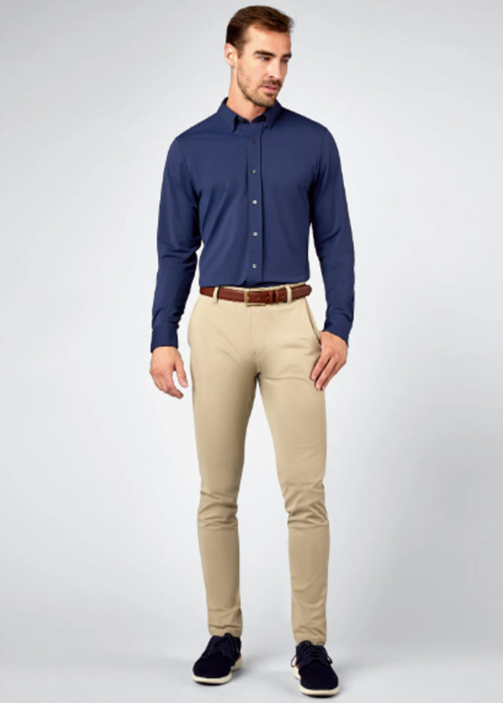 Rhone Commuter Slim Fit Shirt | Navy - Jordan Lash Charleston