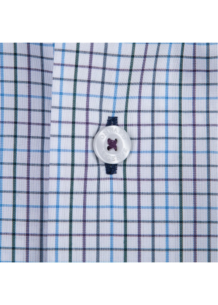 Onward Reserve Empire Quad Tailored Fit Spread Collar Shirt | Loganberry - Jordan Lash Charleston