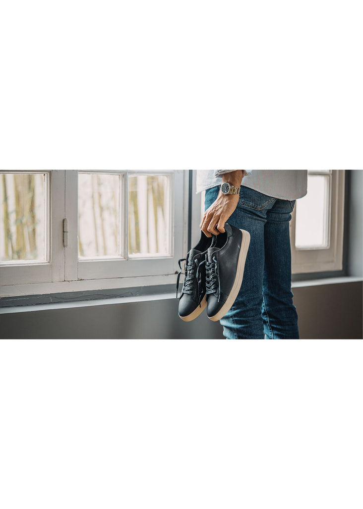 CLAE Bradley Shoe | Deep Navy Leather - Jordan Lash Charleston