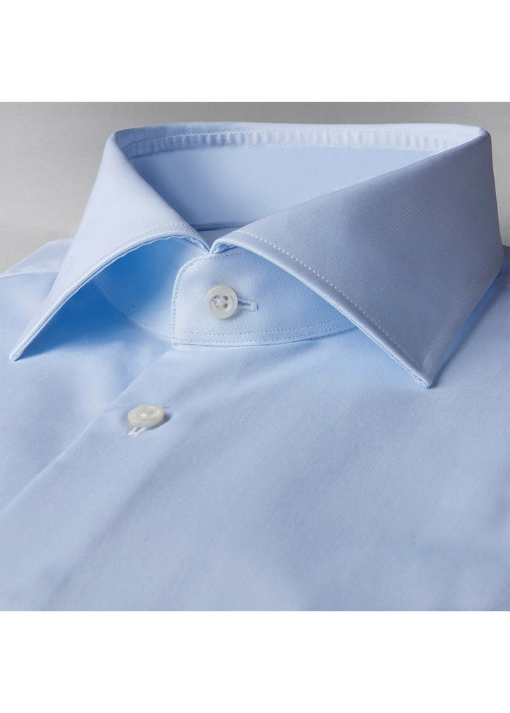 Stenstroms Light Blue Fitted Body Shirt In Superior Twill - Jordan Lash Charleston